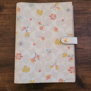 Coach Notebook with Floral